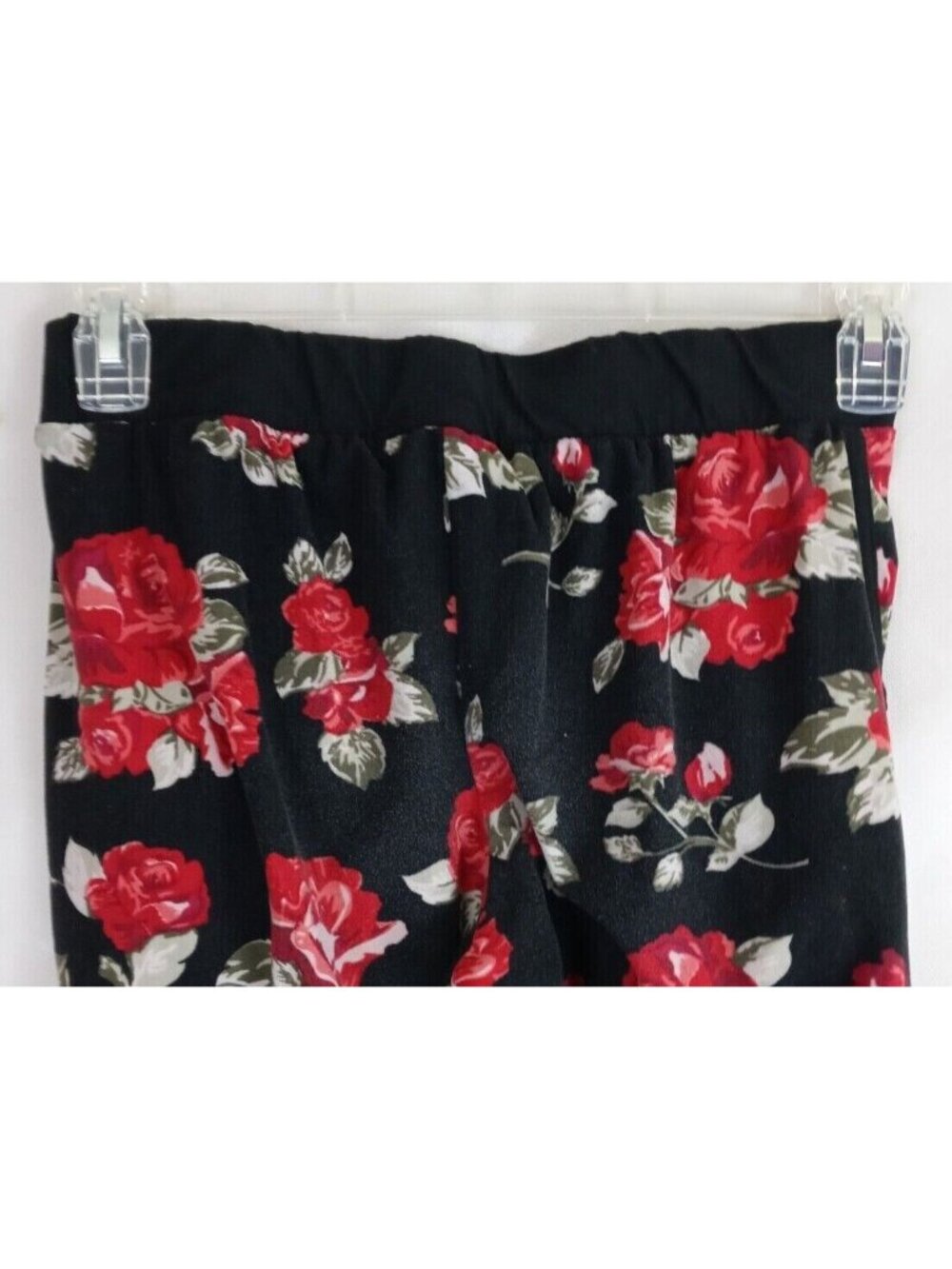 Almost Famous Lounge Jogger Pants With Roses Design Size 26x26